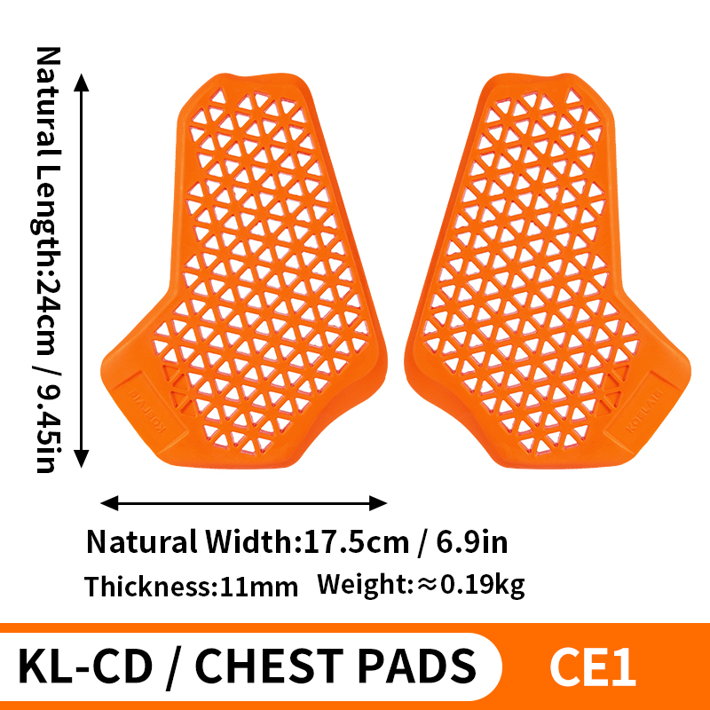 Motorcycle Gear For Woman - Wkładki ochronne do kurtki motocyklowej CE1,