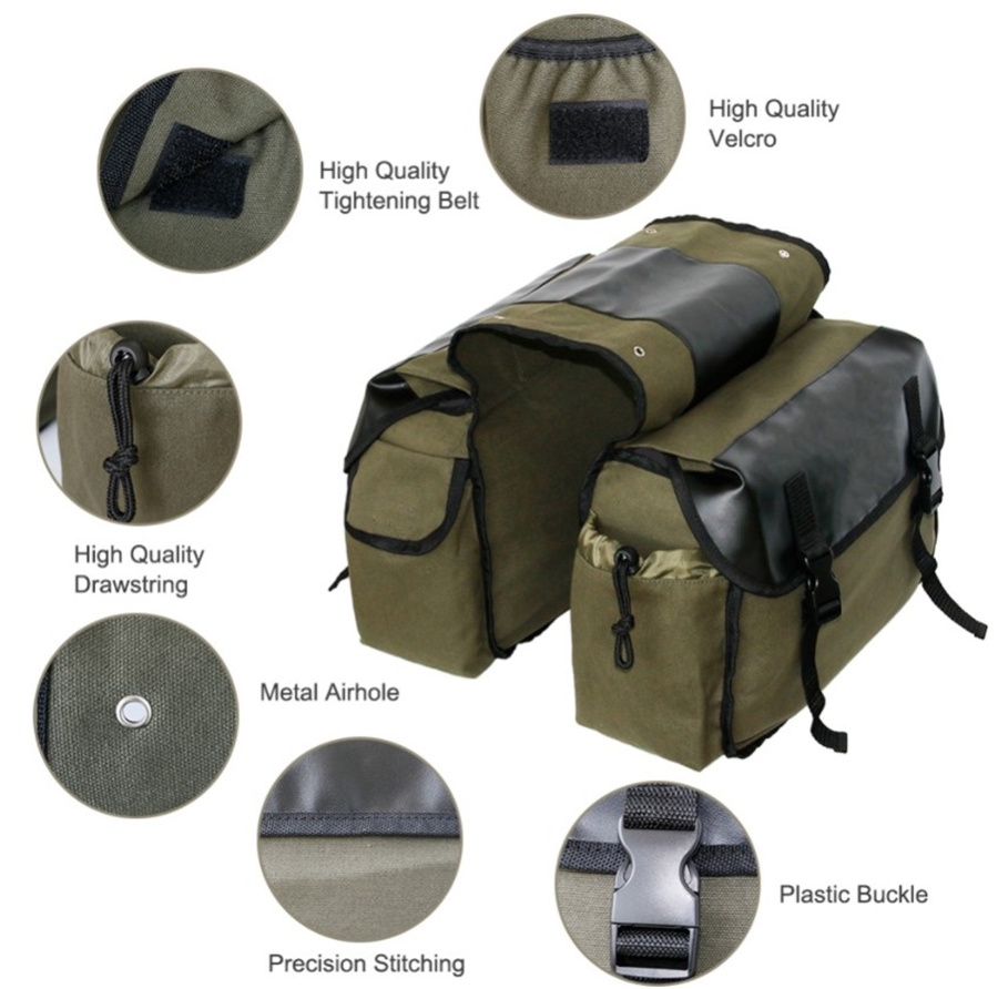 Płócienna Skórzana Tylna Sakwa – Motorcycle Gear Backpack recenzja i cena